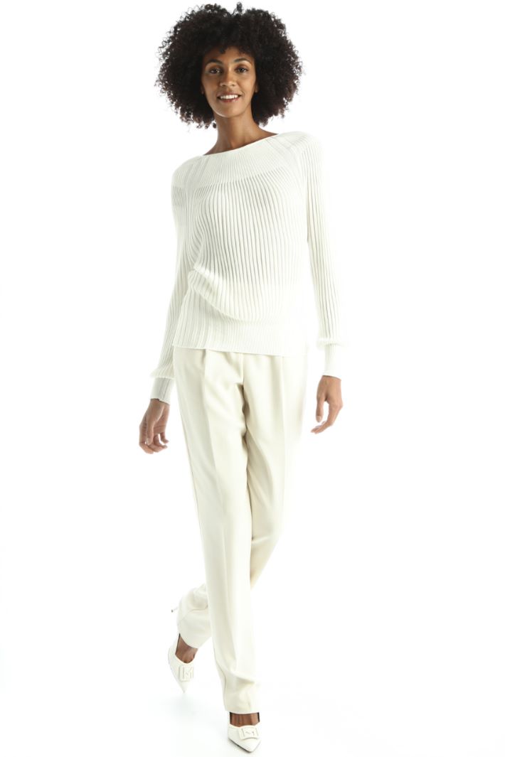 Maglia a coste in viscosa Fashion Market