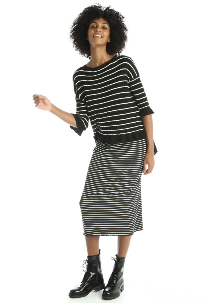 Maglia con fondo asimmetrico Fashion Market Maglia con fondo asimmetrico Fashion Market