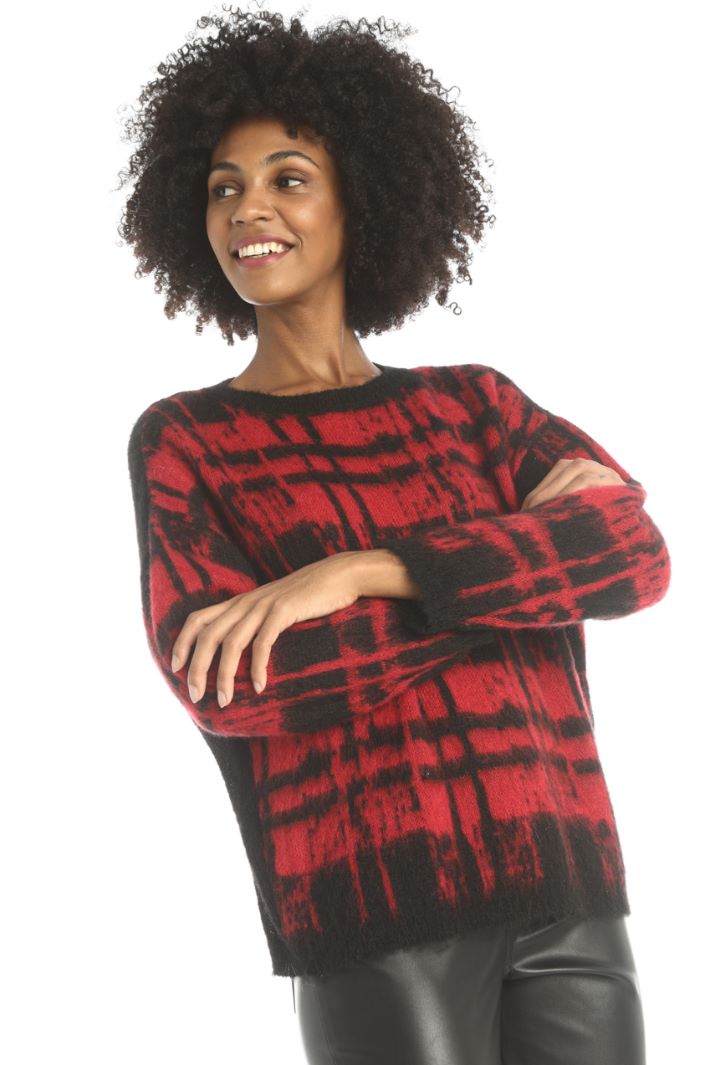 Maglia over con intarsio Fashion Market