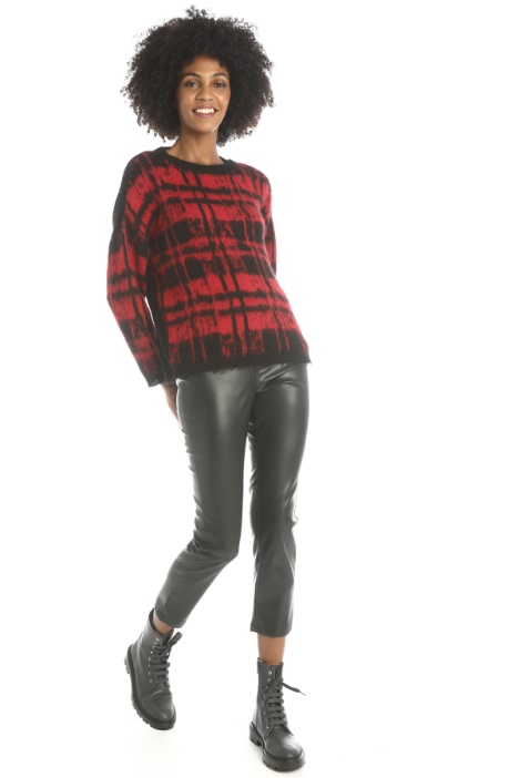 Maglia over con intarsio Fashion Market