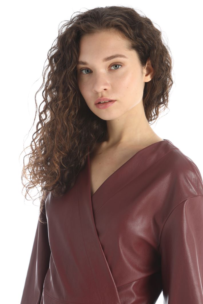 Abito a portafoglio effetto pelle Fashion Market Abito a portafoglio effetto pelle Fashion Market