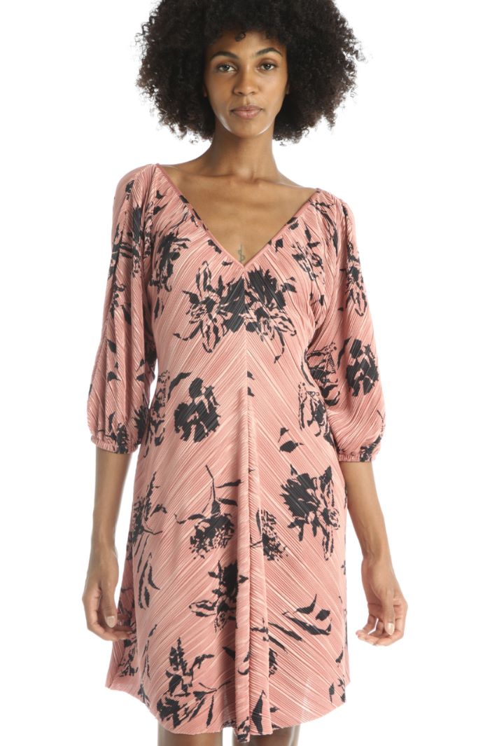 Abito fluido in jersey plissè Fashion Market Abito fluido in jersey plissè Fashion Market