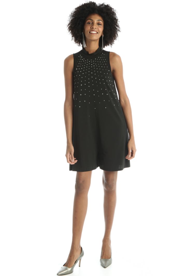 Tuta corta in jersey crepé Fashion Market Tuta corta in jersey crepé Fashion Market