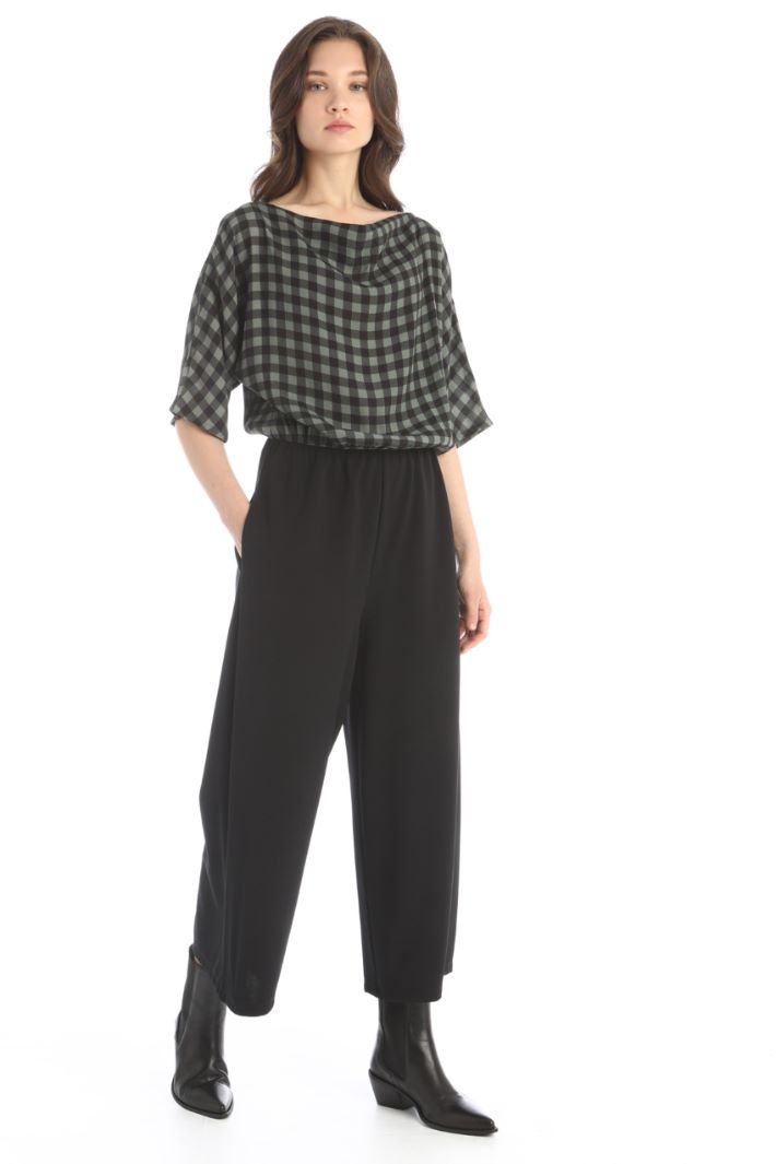 Tuta in sablé e jersey Fashion Market Tuta in sablé e jersey Fashion Market