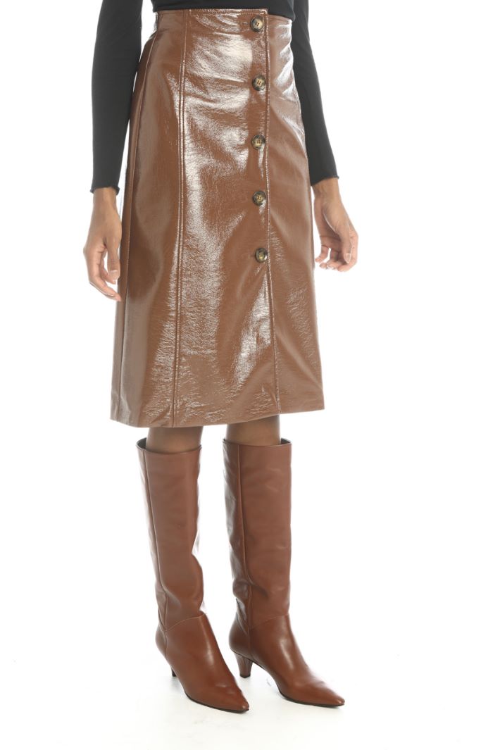 Gonna effetto vernice Fashion Market