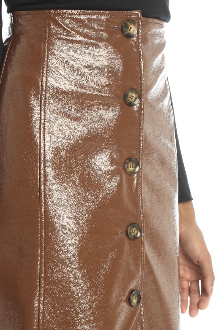 Gonna effetto vernice Fashion Market