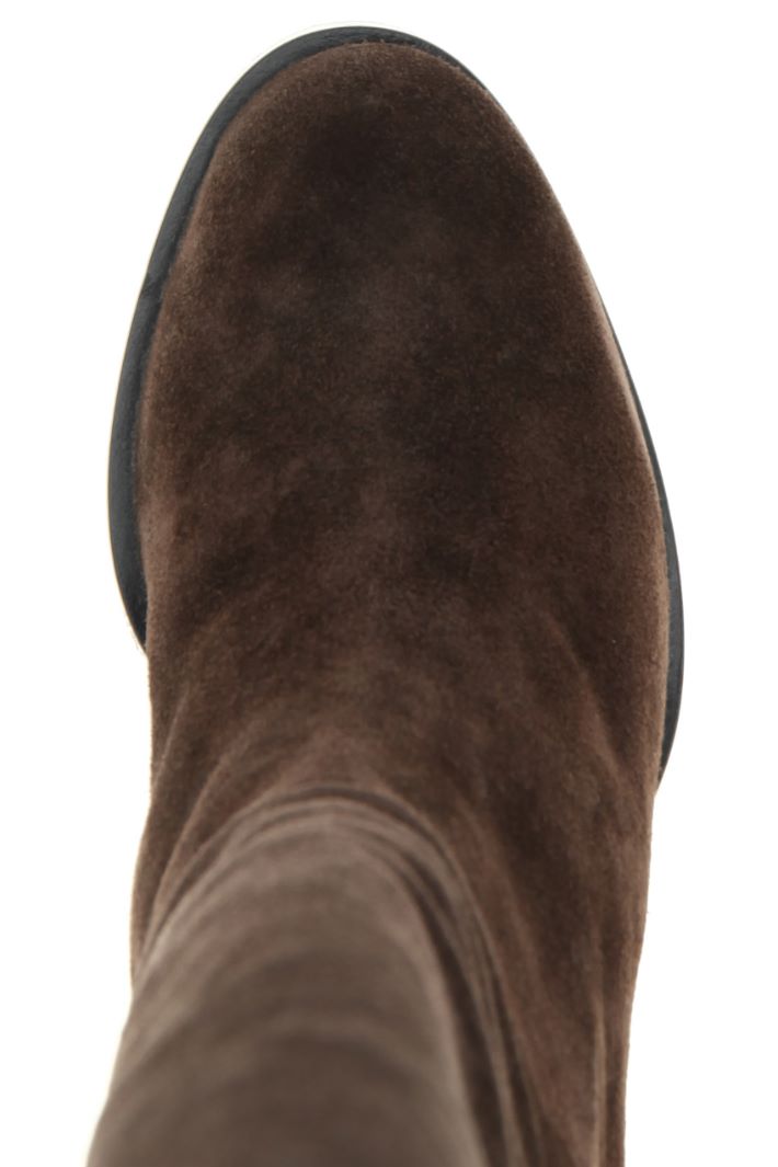 Stivali in camoscio e pelle Fashion Market