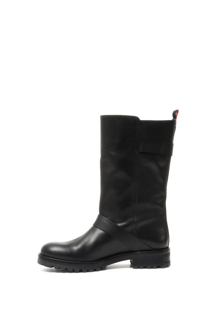 Bikers in pelle con cinturini Fashion Market