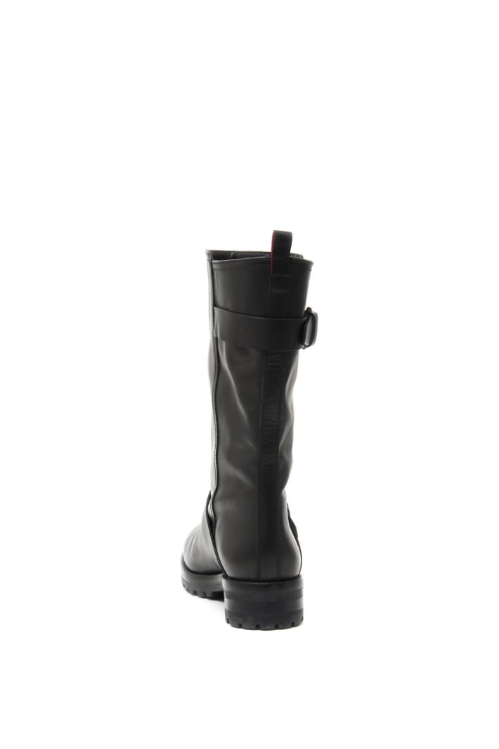 Bikers in pelle con cinturini Fashion Market