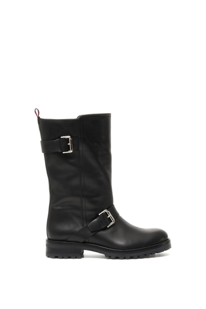 Bikers in pelle con cinturini Fashion Market