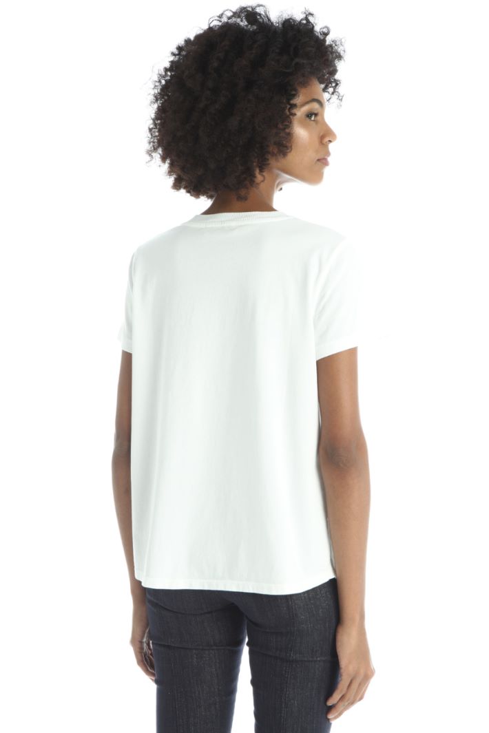 T-shirt in twill e jersey Fashion Market T-shirt in twill e jersey Fashion Market