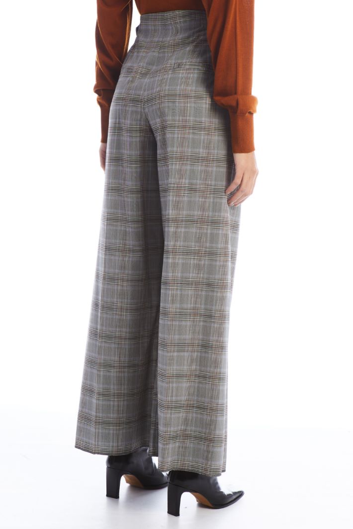 Pantaloni ampi tinto filo Fashion Market
