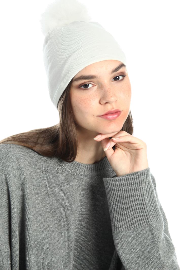 Cuffia con pon pon Fashion Market Cuffia con pon pon Fashion Market