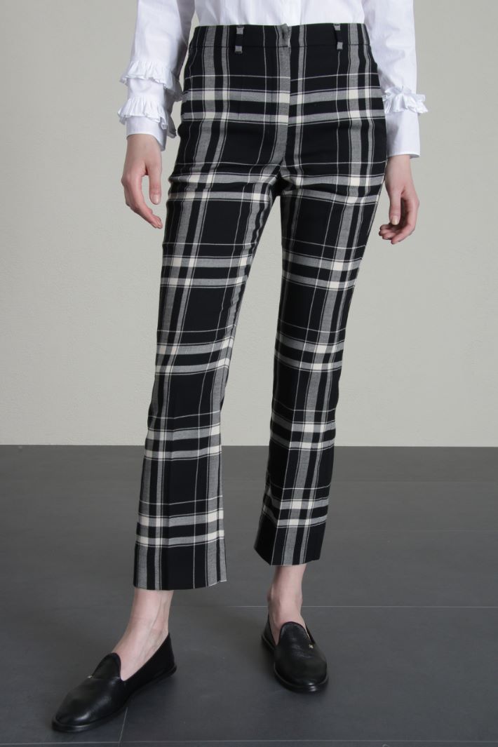 Pantaloni in saia di lana Fashion Market