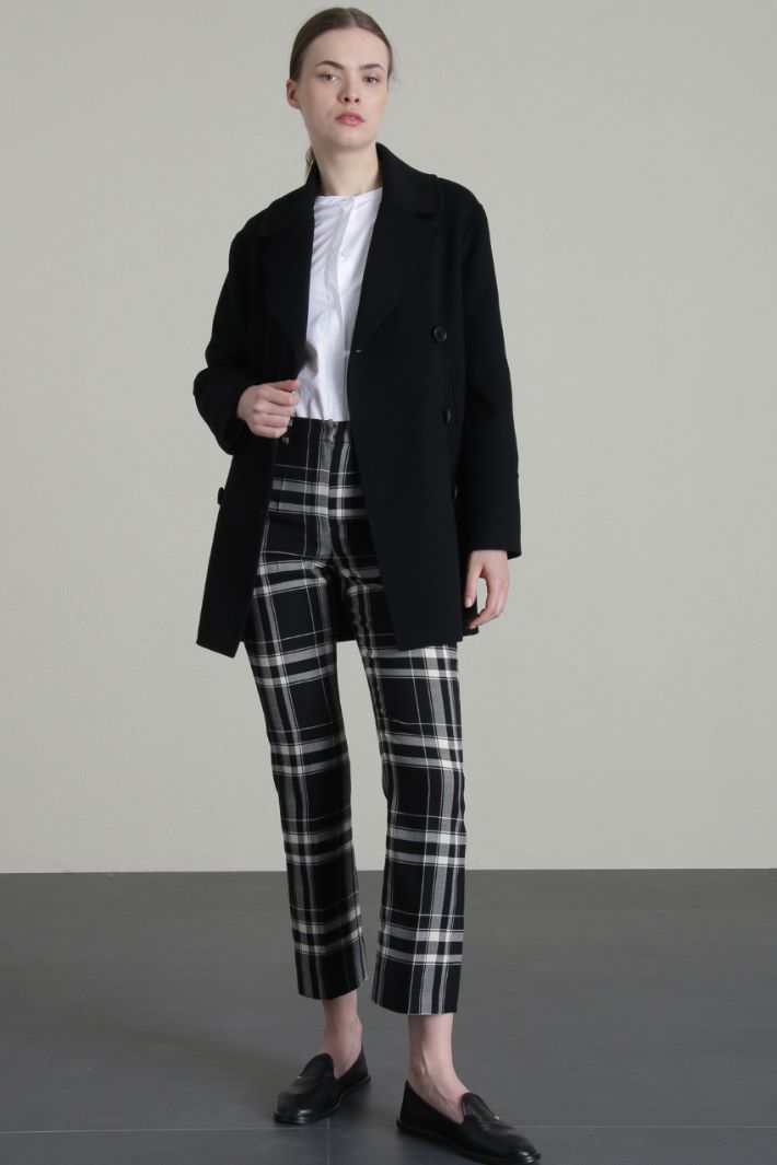 Pantaloni in saia di lana Fashion Market