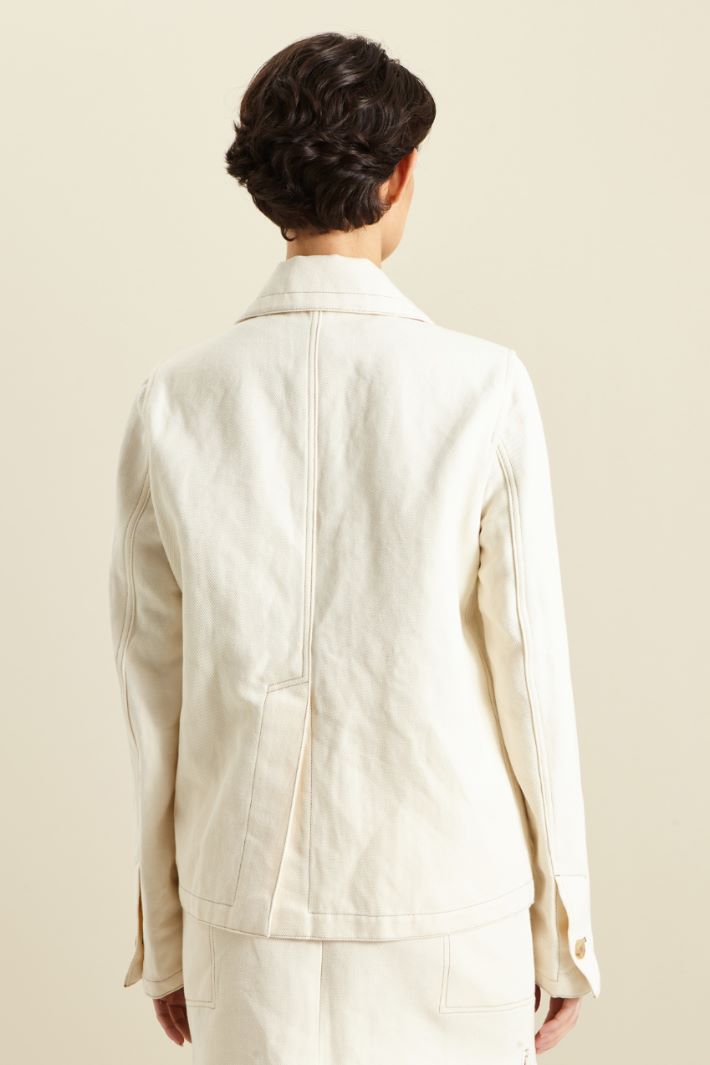 Giacca in cotone e lino Fashion Market Giacca in cotone e lino Fashion Market