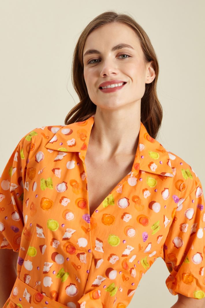 Abito in popeline di cotone  Fashion Market