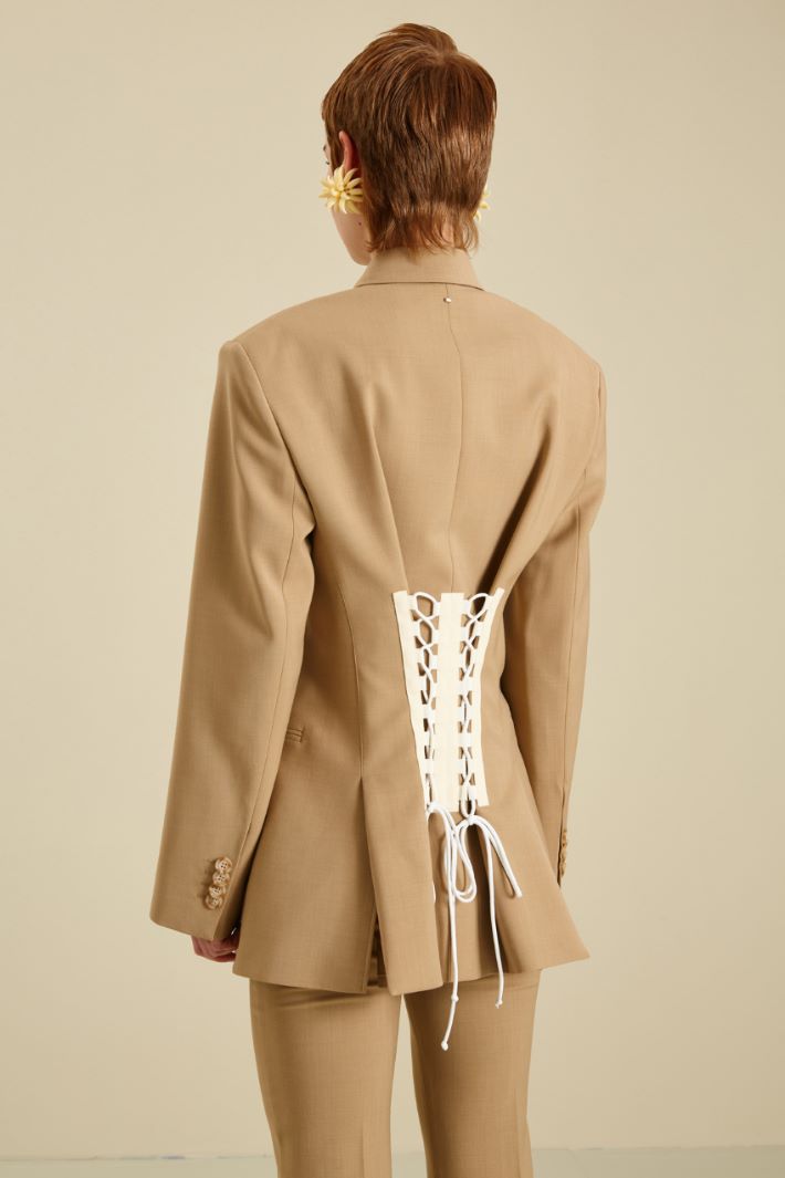 Blazer in tela di lana Fashion Market Blazer in tela di lana Fashion Market