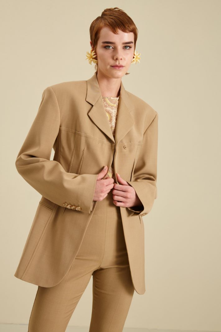 Blazer in tela di lana Fashion Market Blazer in tela di lana Fashion Market