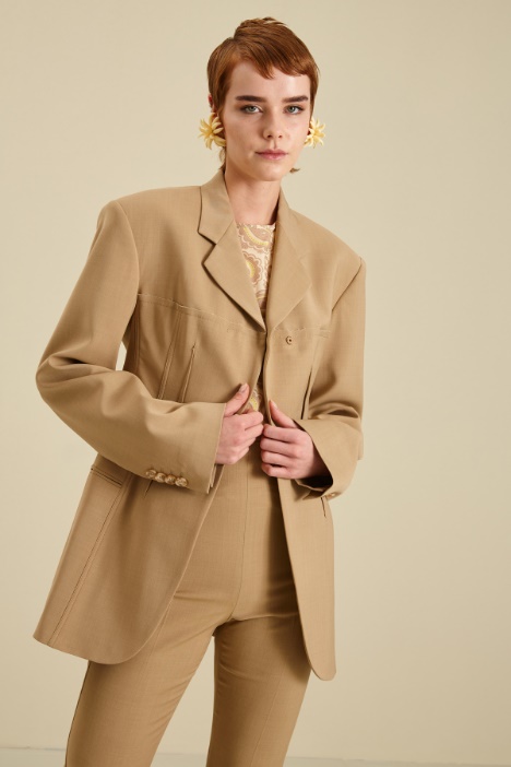 Blazer in tela di lana Fashion Market