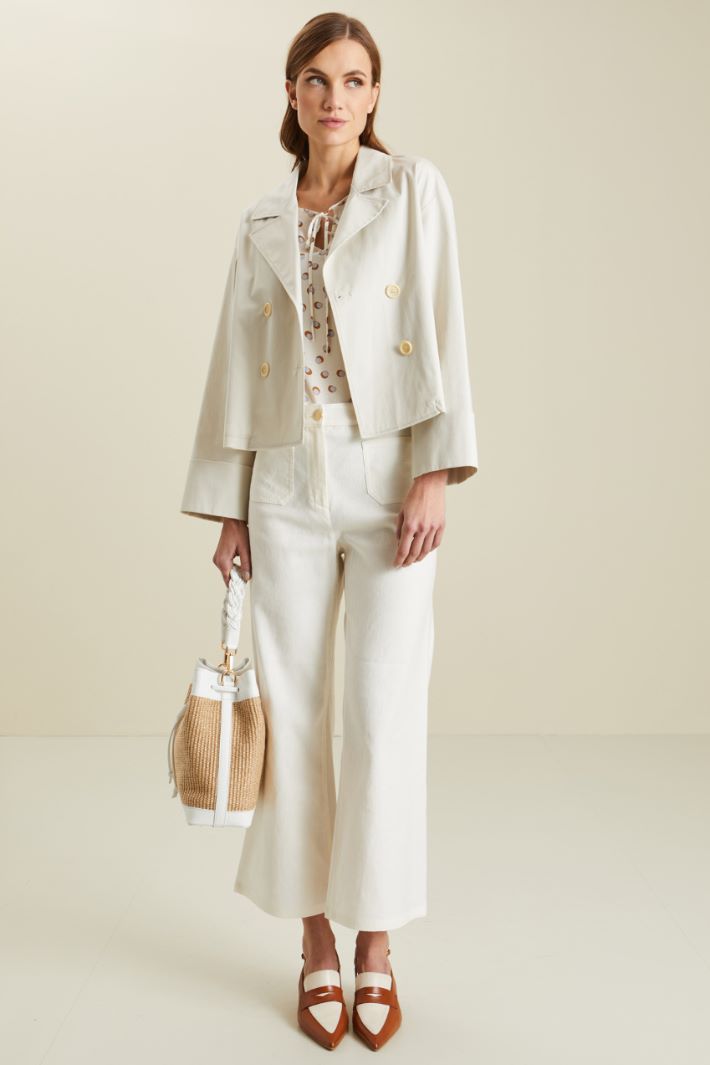 Caban in gabardina Fashion Market