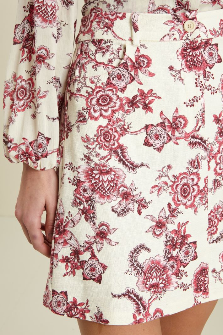 Gonna corta in stuoia Fashion Market