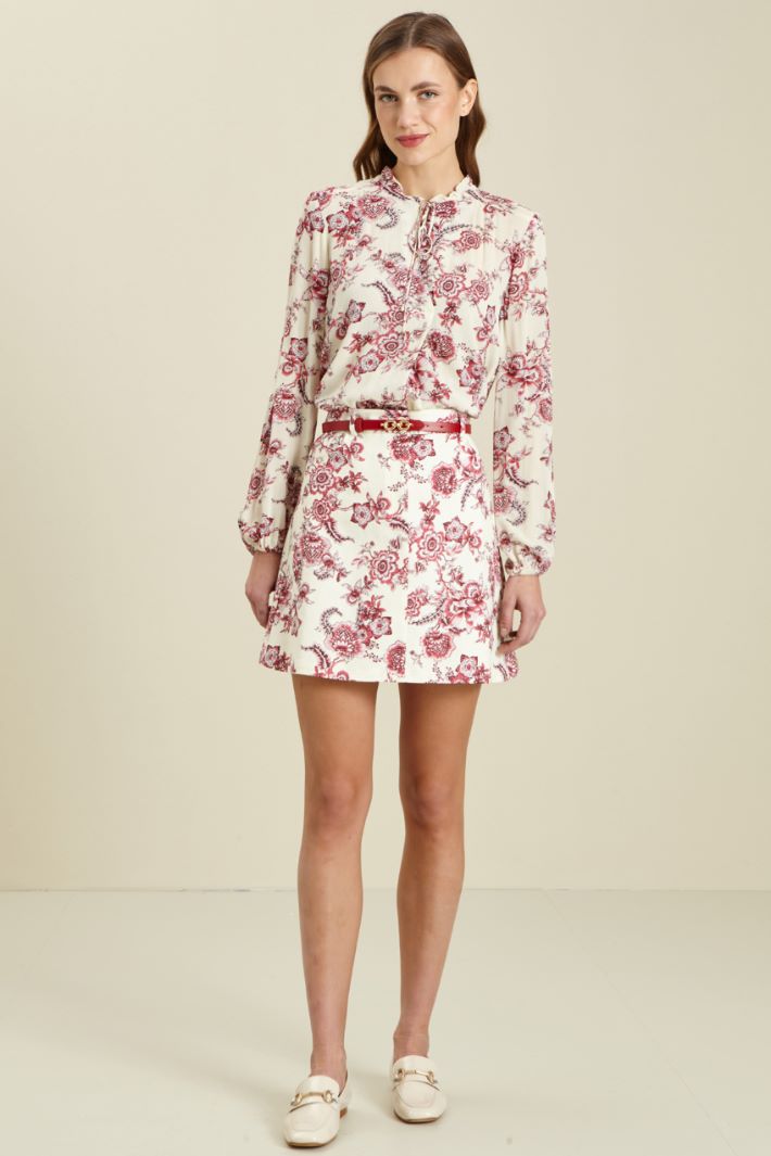 Gonna corta in stuoia Fashion Market