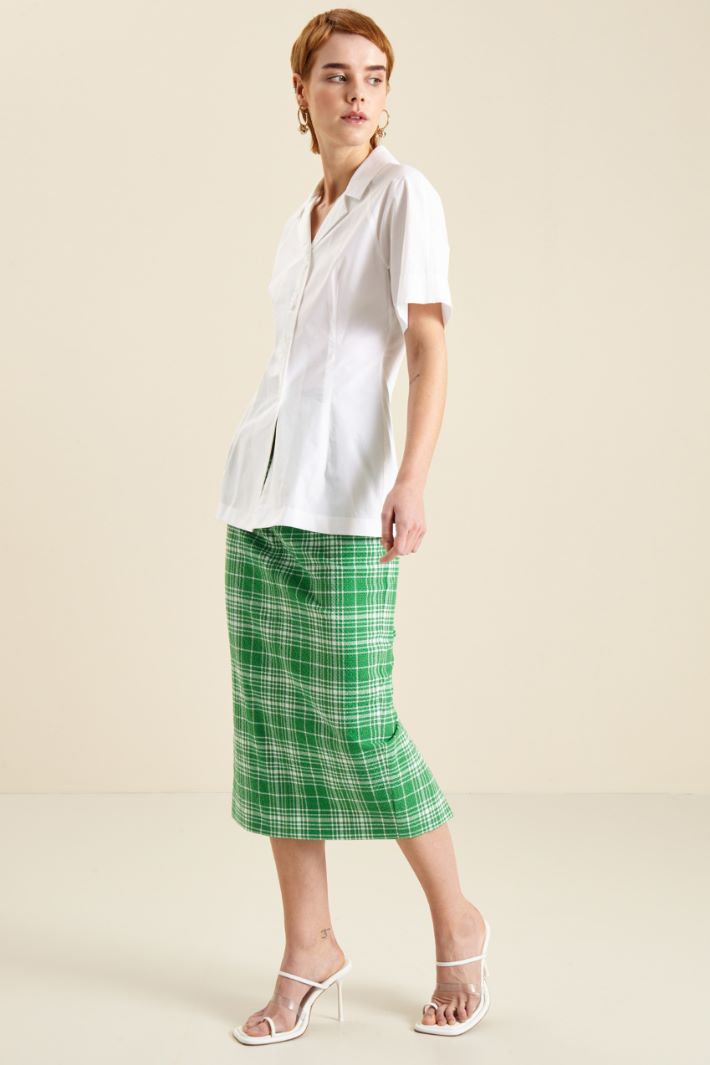 Camicia sfiancata in popeline Fashion Market