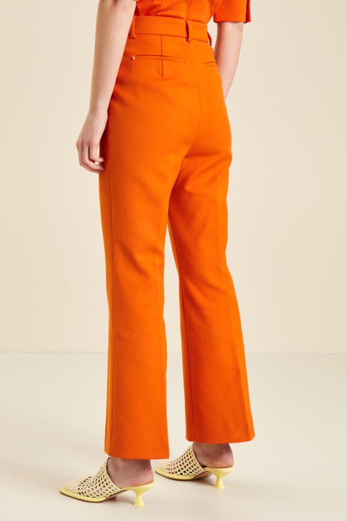 Pantalone flare in cotone Fashion Market