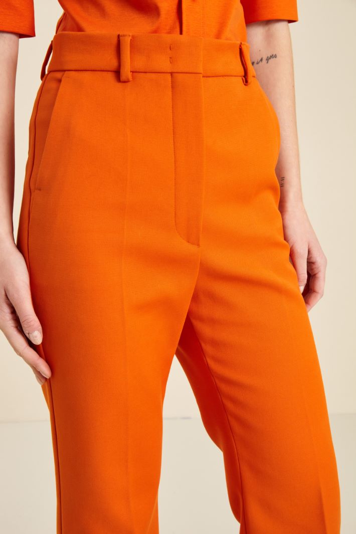 Pantalone flare in cotone Fashion Market