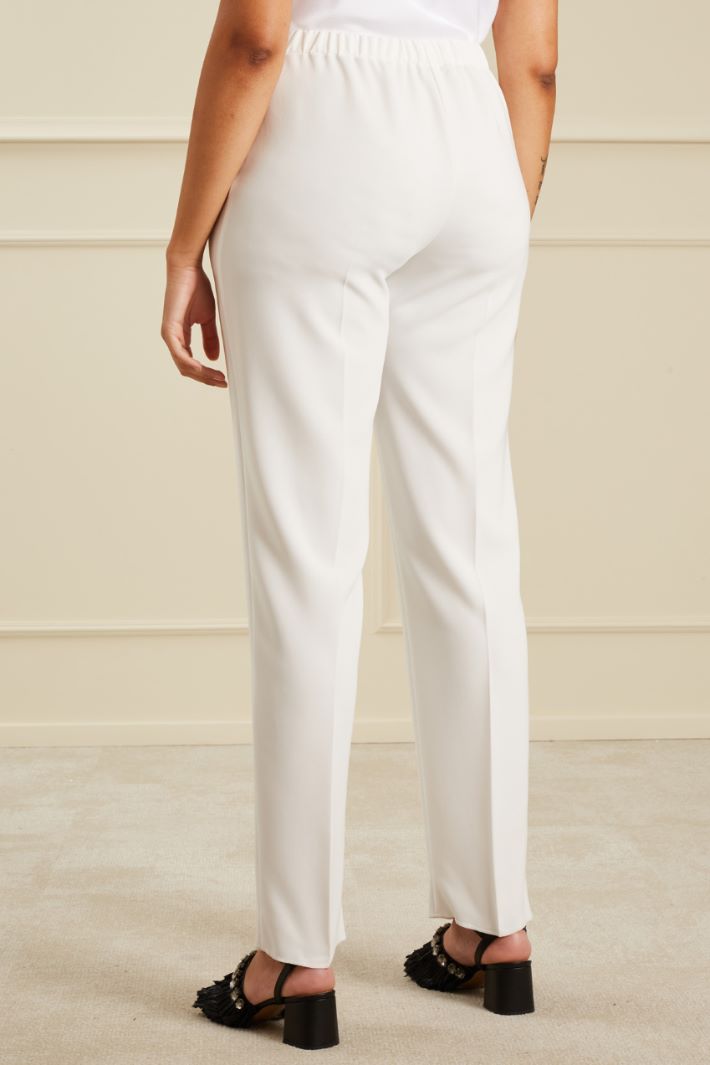 Pantaloni dritti in cady Fashion Market Pantaloni dritti in cady Fashion Market