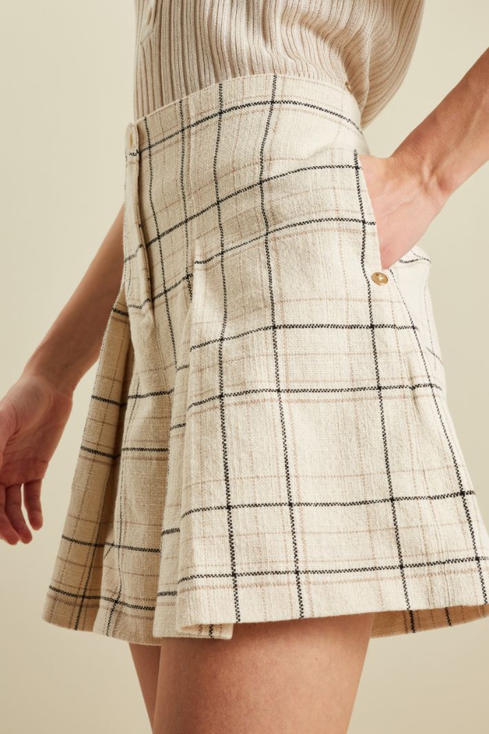 Shorts in stuoia di cotone Fashion Market