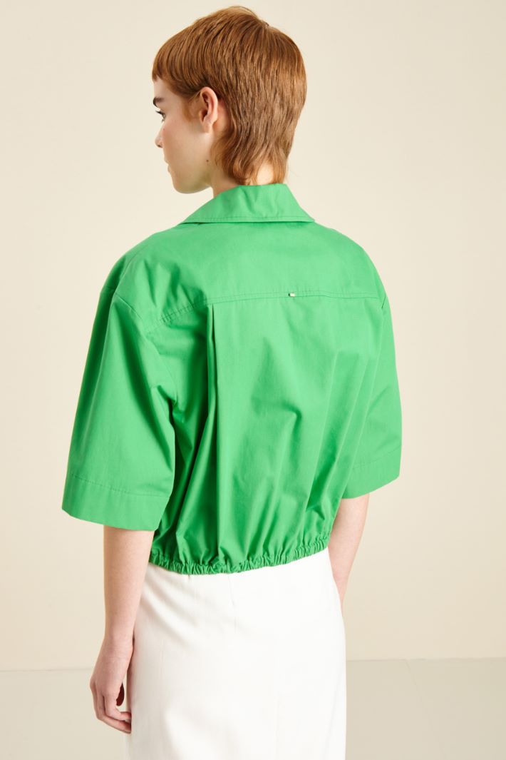 Giacca corta in popeline Fashion Market