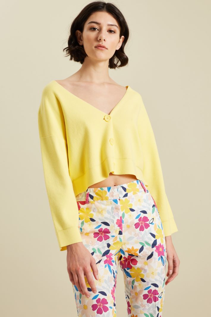 Cardigan in viscosa stretch  Fashion Market