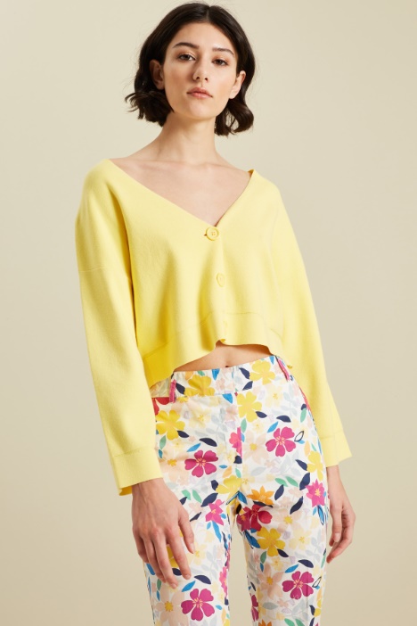 Cardigan in viscosa stretch  Fashion Market