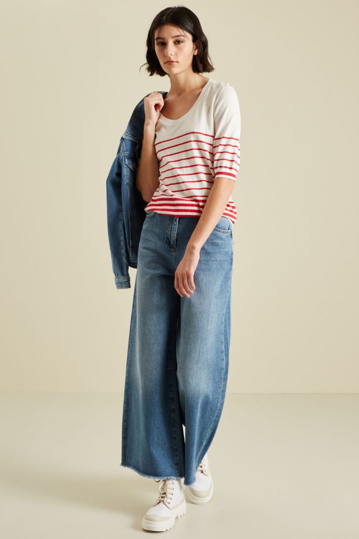 T-shirt in maglia Fashion Market