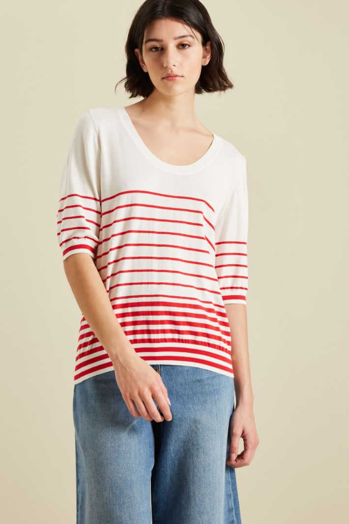 T-shirt in maglia Fashion Market