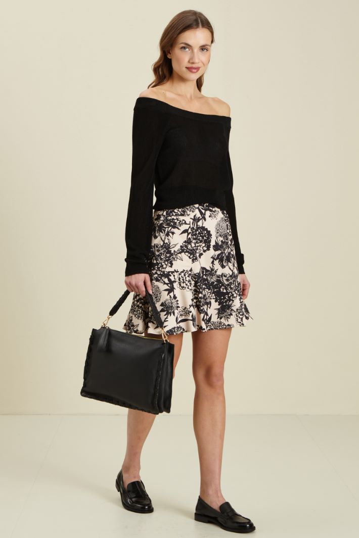 Maglia con scollo a barchetta Fashion Market