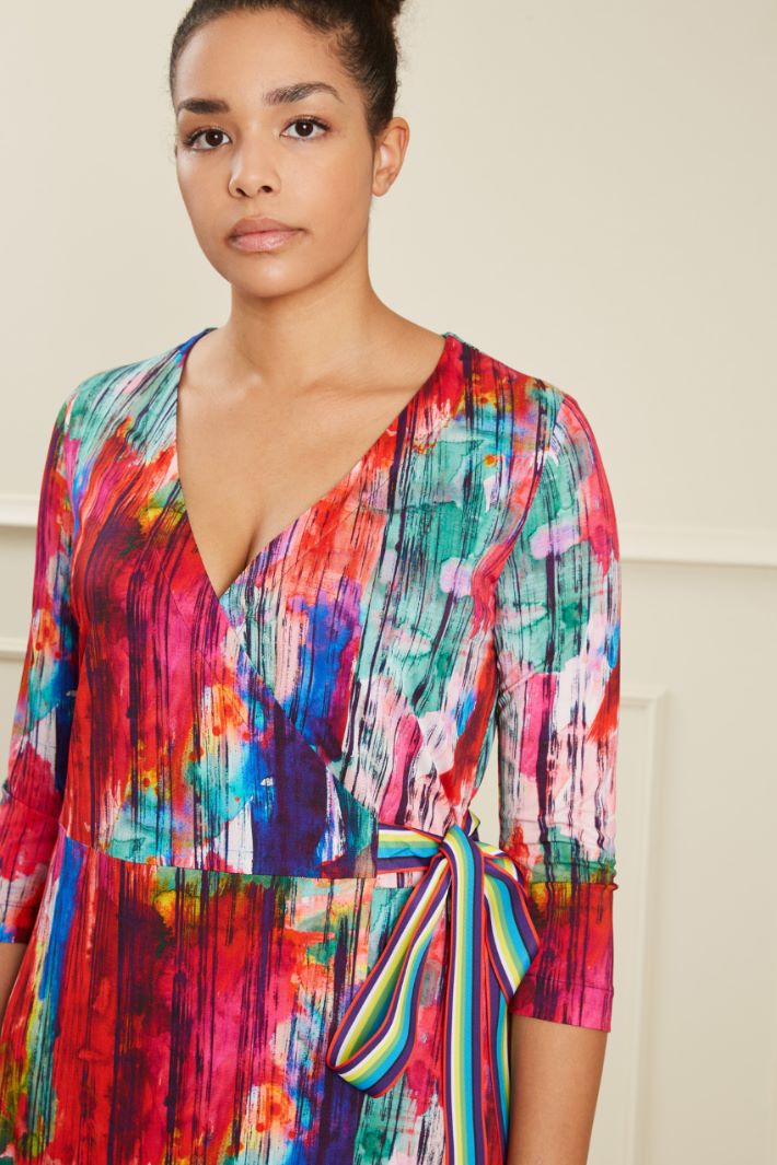 Abito a portafoglio in jersey Fashion Market