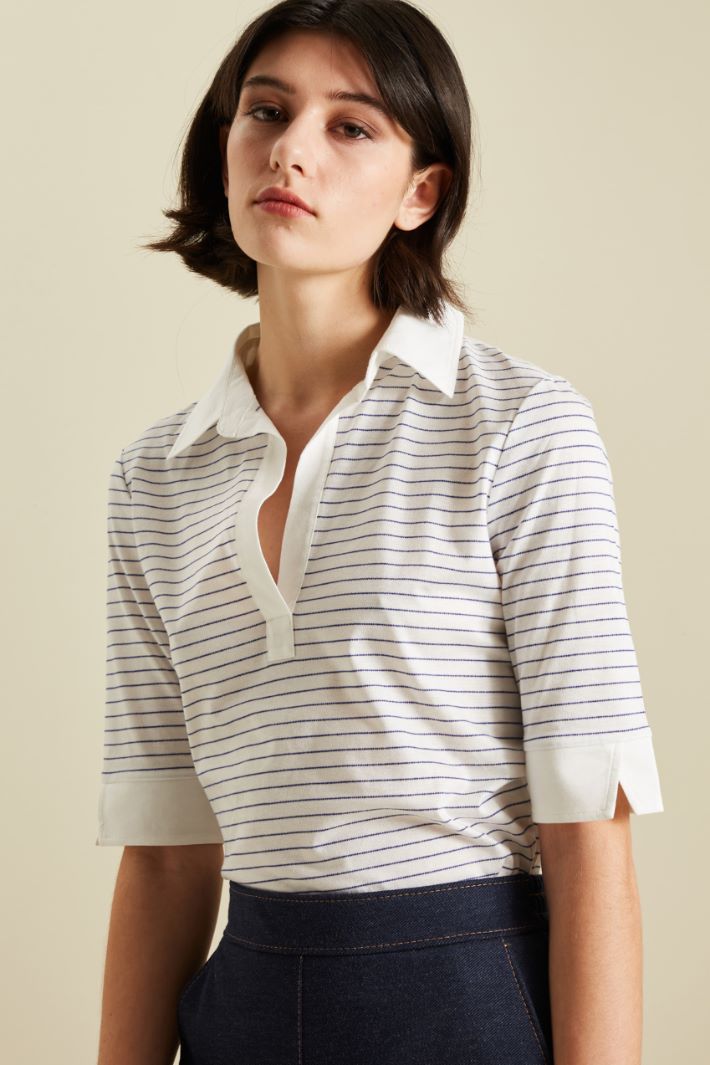 Polo in jersey di cotone Fashion Market Polo in jersey di cotone Fashion Market