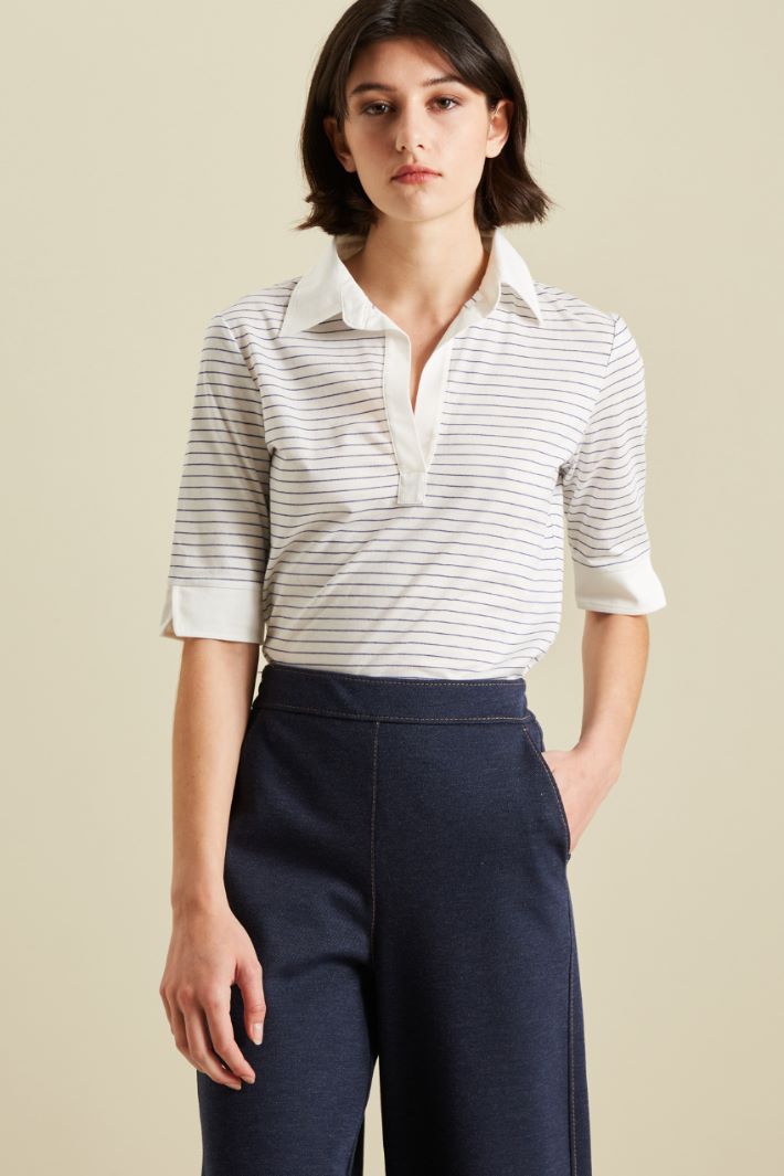 Polo in jersey di cotone Fashion Market Polo in jersey di cotone Fashion Market