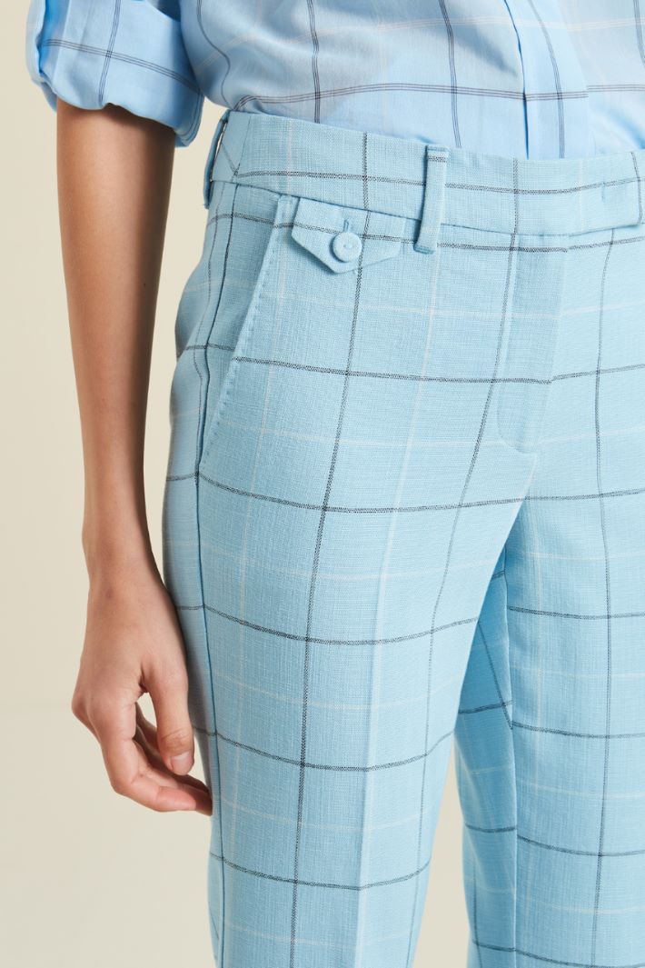 Pantaloni in stuoia di viscosa Fashion Market