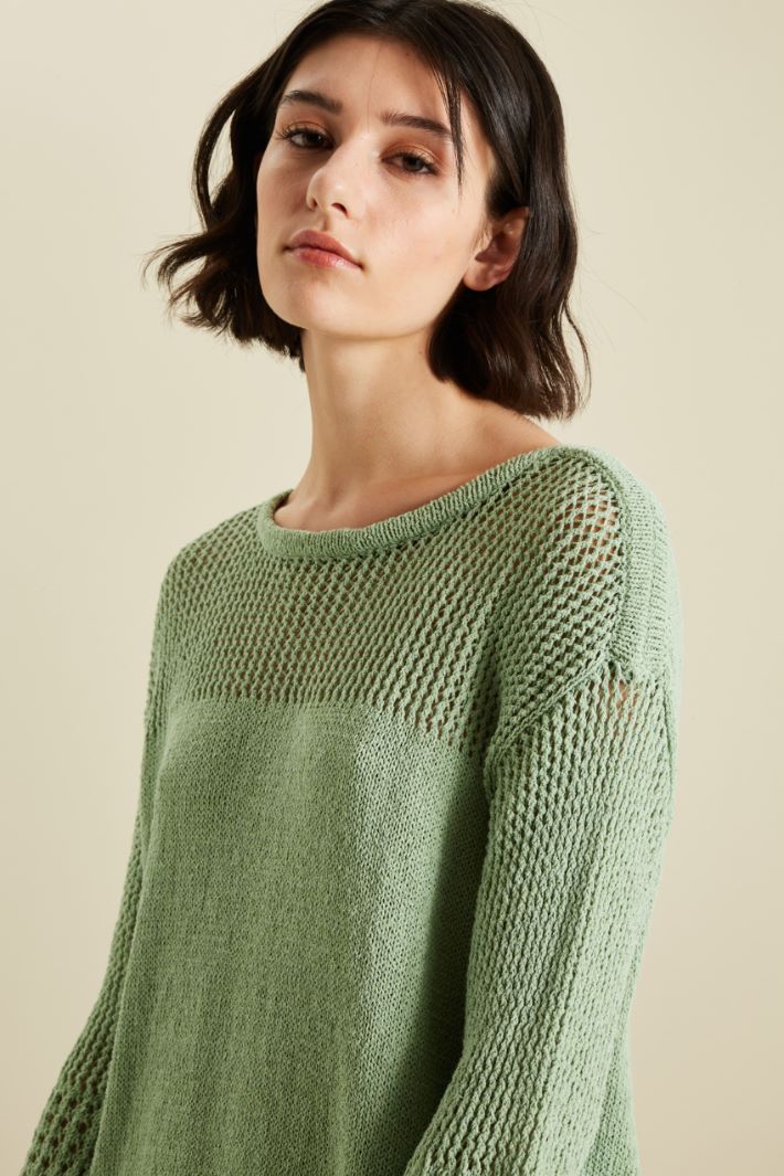 Maglia in cotone con frange Fashion Market Maglia in cotone con frange Fashion Market