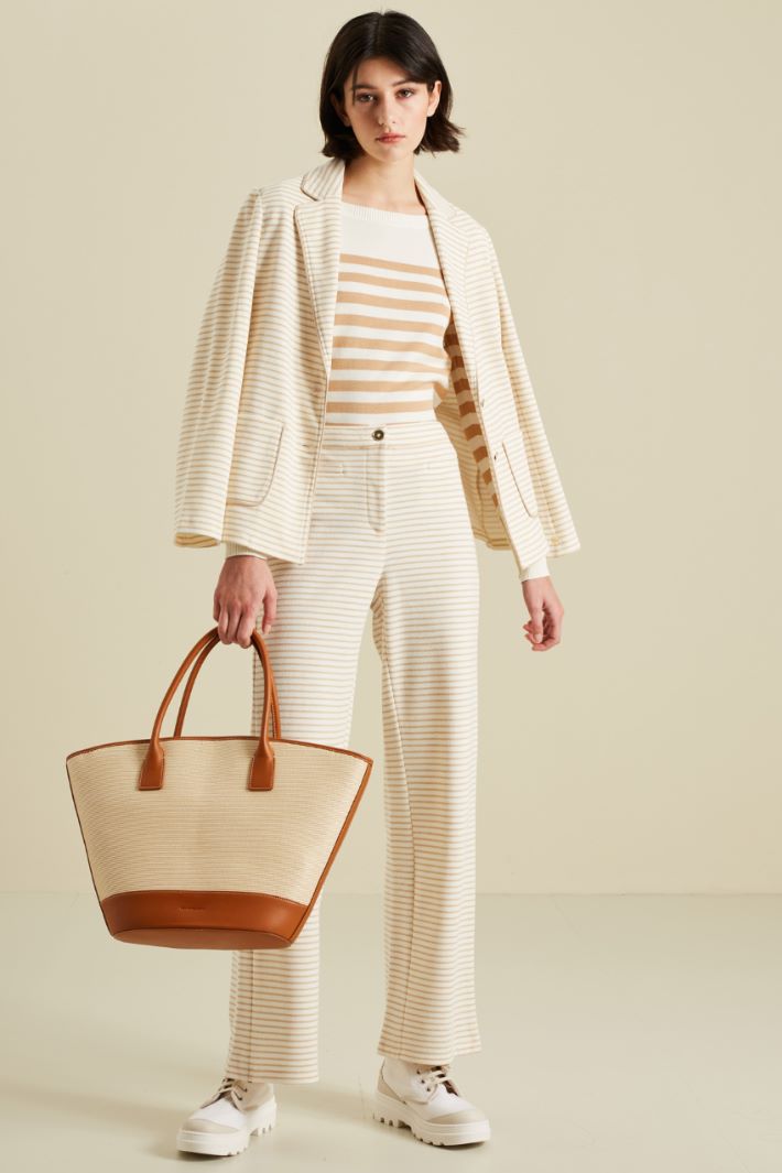 Pantaloni in jersey di cotone Fashion Market