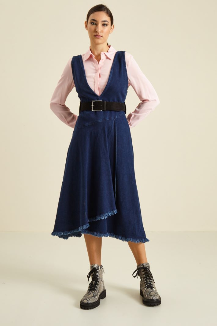 Cintura in pelle e suede Fashion Market