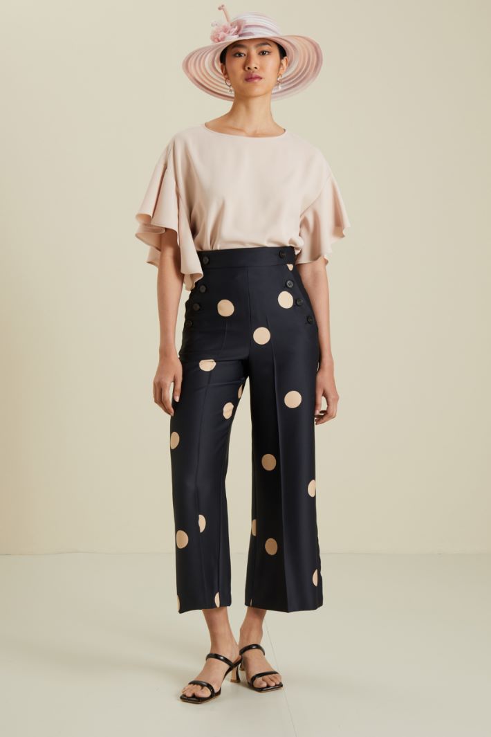 Cappello con fiore in tulle Fashion Market Cappello con fiore in tulle Fashion Market