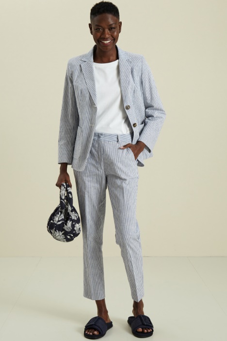 Giacca in cotone e lino Fashion Market