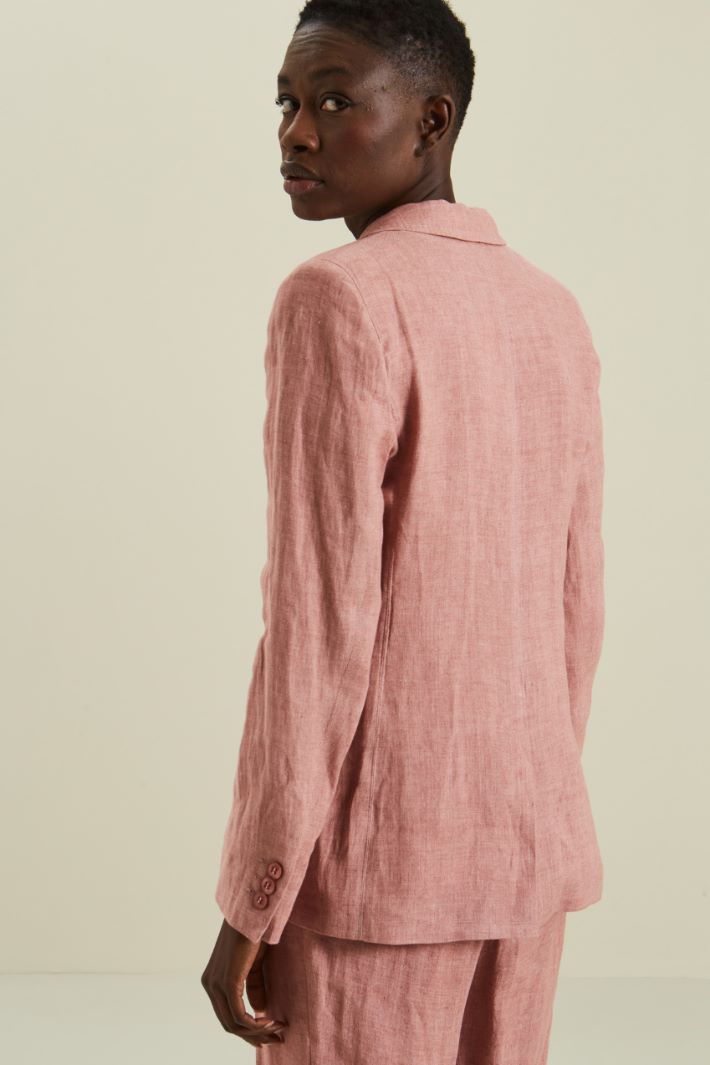 Blazer in tela di lino Fashion Market