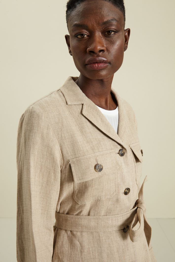 Giacca in stuoia di lino Fashion Market