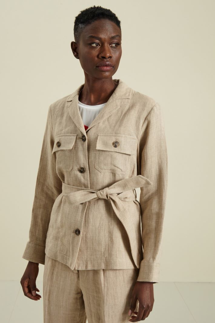 Giacca in stuoia di lino Fashion Market